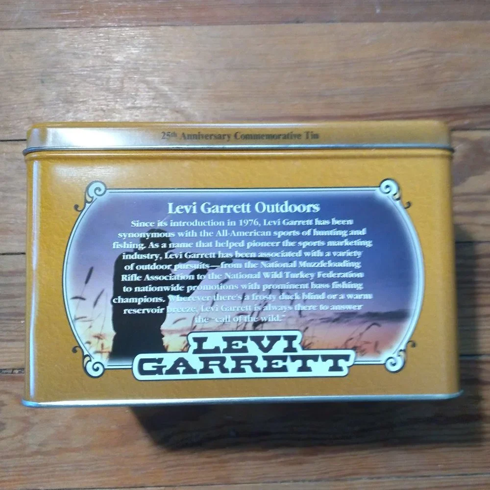 Vintage Levi Garrett Chewing Tobacco 25th Anniversary Commemorative Tin 2001